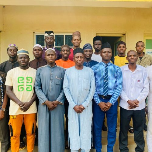 The Federal University of Technology Minna Chief Security Officer welcomes 17-Member Delegates of AMSA Nigeria